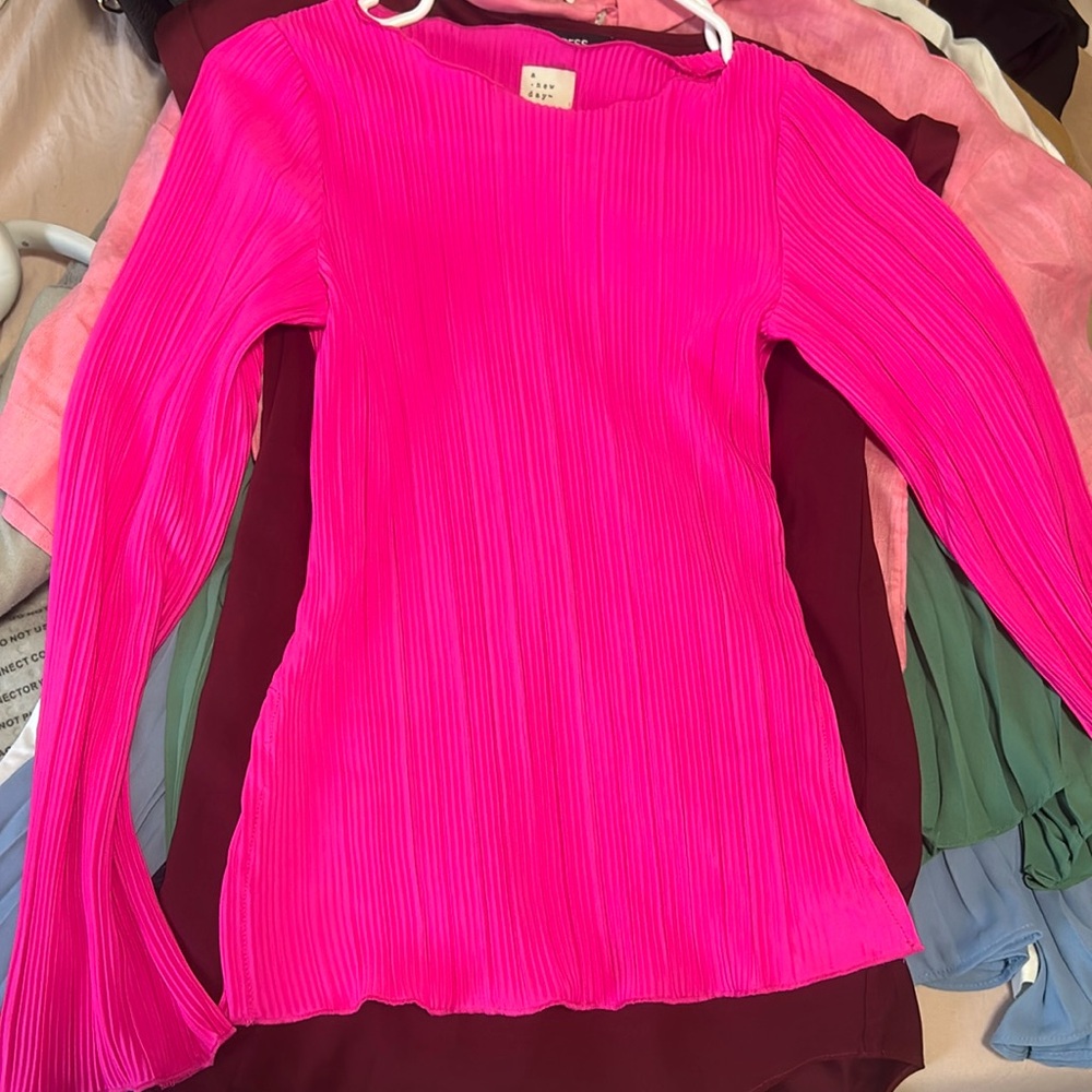 Pink blouse